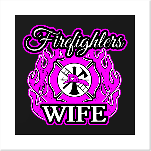 Hot Fire Fighters Wife Wall Art by RadStar